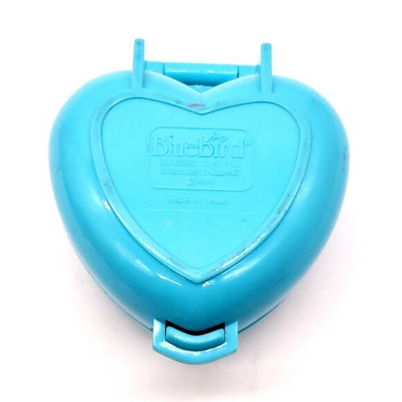VINTAGE Bluebird Polly Pocket Pretty Pandas Pet Parade Blue Heart 1993 Missing 1